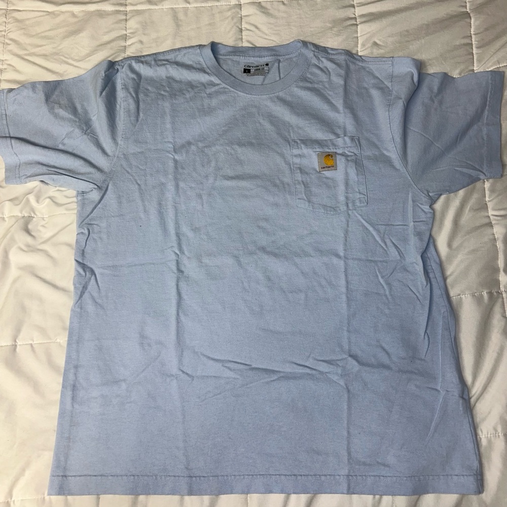 Carhartt Men's Sky Blue Short Sleeve Tee